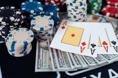 Live dealer table with professional croupier
